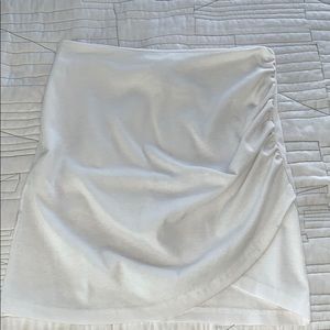 White envelope skirt